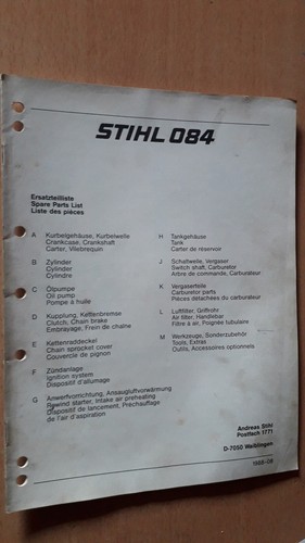 Stihl tronçonneuse 084 - 084,