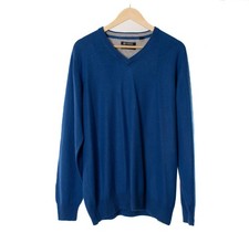 Pull homme DUNMORE bleu 65%