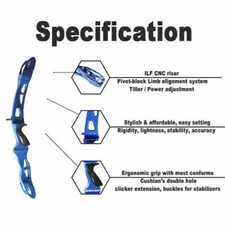 SANLIDA X9 25" ILF Takedown Recurve Bow Riser Right Hand Archery Competition
