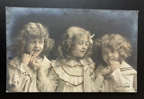 Carte postale enfants - -,