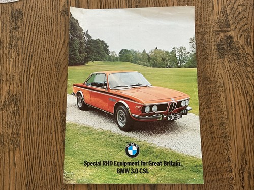 1972 bmw csl rhd - bmw, uk