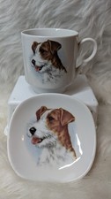 Vintage Jack Russel Cup And