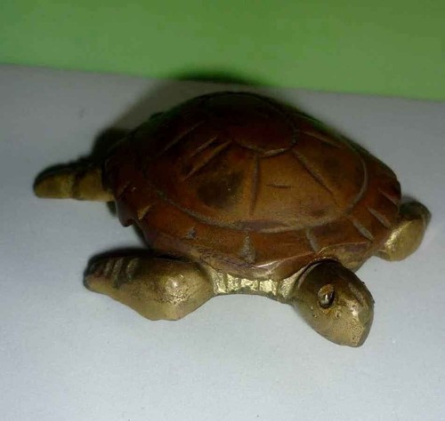 Tortue cendrier bronze - cendrier, en