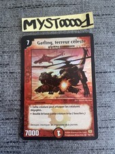 Carte Duel Masters Gatling Terreur Céleste 79/110 Rare HOLO Wizards Français Occ