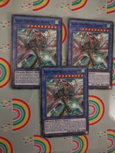 Yugioh raging storm - 3x,