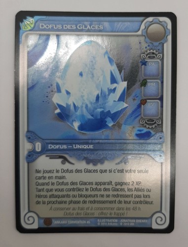 Dofus des glaces foil wakfu - dofus, [wakfu