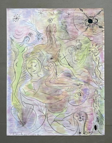 Anges colombes encre de - colombes,,