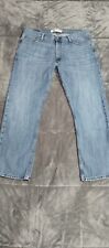 Levi's 514 Slim Straight Worn Distressed Men's 36x30 #470
