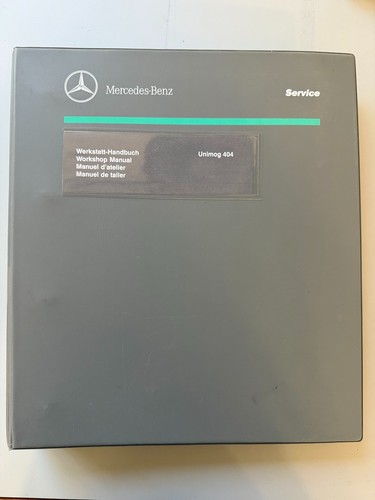 Unimog workshop manual - manual, 404