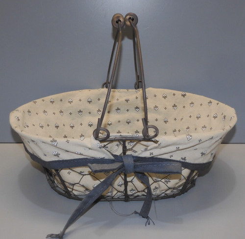 Joli petit panier metal - petit,