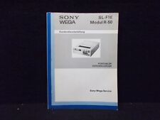 Sony-Wega, VHS SL-F1E Module R-50 , Incl. PCM-F1 Et AC-700, D-Gb. Manuel #