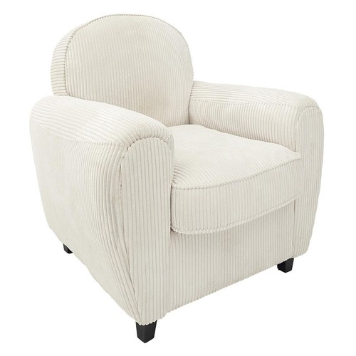 Fauteuil club côtelé scott - fauteuil,