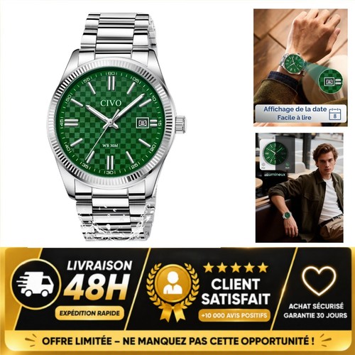 Montre homme civo quartz - montre,