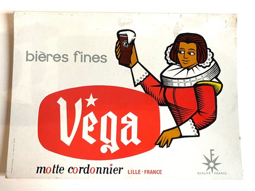 Ancienne plaque pub carton - ancienne,