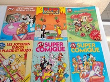 lot de 6 bd 5 pif super et 1 placid et muzo