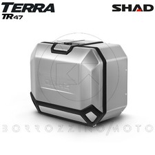 SHAD TERRA TR47L UNIVERSAL MOTORCYCLE CASE 47L ALUMINUM D0TR4700L