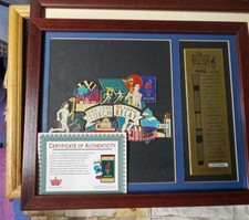1996 ATLANTA SUMMER GAMES Olympic Plaque COCA COLA TORCH RELAY