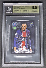 2020-21 Panini Foot Ligue 1 Stickers Kylian Mbappe BGS 9.5 #P10