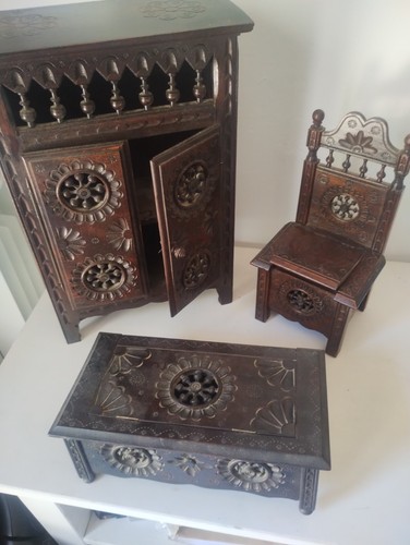 Meubles miniatures bois - meubles,