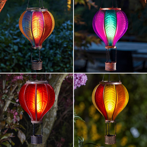 Lanterne jardin solaire led - de,