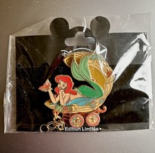 DISNEYLAND PARIS PINS WAGON CASEY Jr PETITE SIRENE SERIE LIMITEE INTROUVABLE
