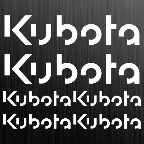 Kubota autocollant sticker