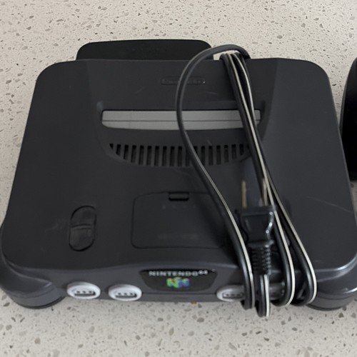 Nintendo n64 black home - black,