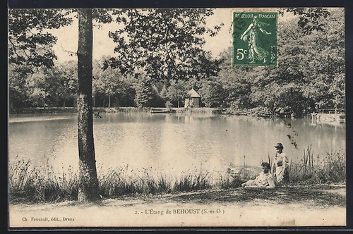 Cpa béhoust étang et - cpa, l´Étang