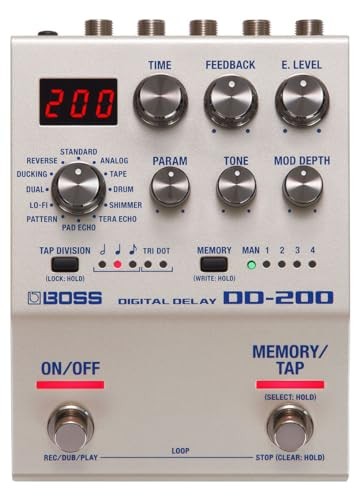 Pédale guitare boss 200 - pédale, dd-200