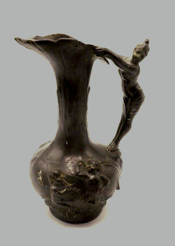 Pichet art nouveau - en, étain