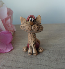 Figurine chat amusant avec