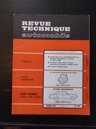 Revue technique ford taunus - technique,