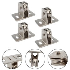 Bloc poulie en acier au