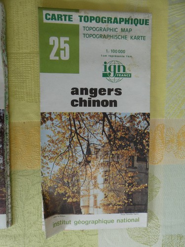 Carte ign serie verte - carte, 25