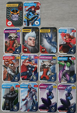 14 cartes Leclerc Marvel défie tes héros 2023 dont 1 special Puissance 094