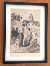 Raoul Serres  "Au pays basque"