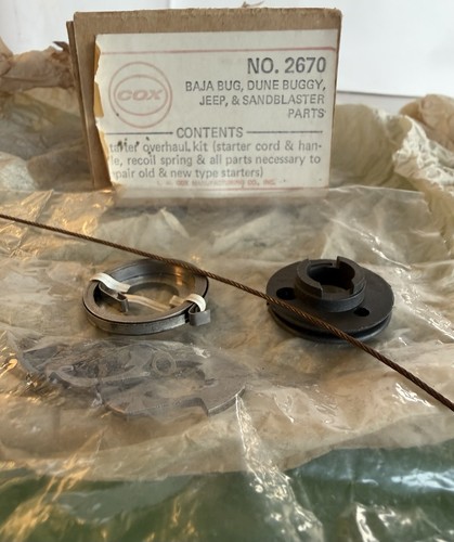 Vintage cox 2670 - no, starter