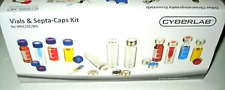 Cyberlab 9mm Micro Screw Plastic Vials & Slit Septa Caps KT-9PP-MICRO  Kit 100PK