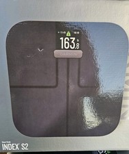 Garmin Index S2 Smart Scale Black, WiFi, Body Composition Metrics 010-02294-02