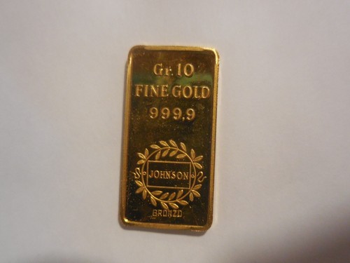 Lingot or johnson - d'or,