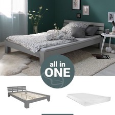 Lit 120x200 bois massif