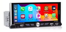 Autoradio 1DIN 6.9” CarPlay/Android Auto, Bluetooth, FM RDS, USB/Type-C