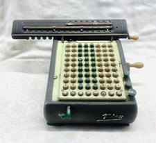 OLD CALCULATING MACHINE NISA MECHANICAL CALCULATOR CZECHOSLOVAKIA
