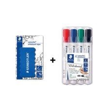 Lot de 4 marqueurs Lumocolor