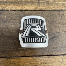 Vintage Raleigh Rampar BMX Head Badge Metal Plate Old School BMX Bike 70s 80s