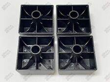 Ikea Kivik replacement black plastic legs # 121236 (4 pack) - NEW USA shipped