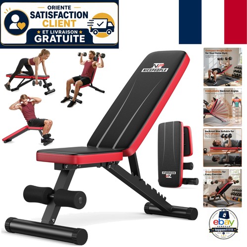Banc musculation pliable - de,