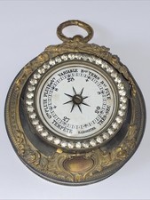 ancien baromètre En Bronze