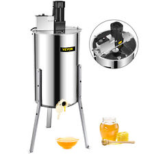 VEVOR Extracteur de Miel Électrique 3 Cadres en Inox Apiculture Centrifugeuse