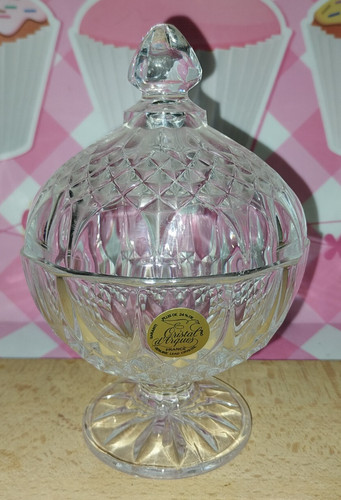Bonbonnière sucrier cristal - bonbonnière,